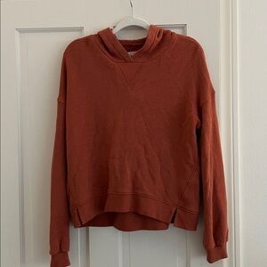 Madewell Terracotta Hooded Top